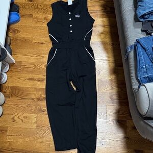 Black Sleeveless Jumpsuit